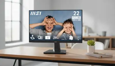 Der MSI PRO MP225V 21,5 Zoll Monitor: Brillanz und Ergonomie für Ihr modernes Büro
