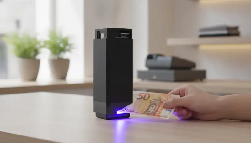 Falschgeld erkennen: UV-Prüfgeräte