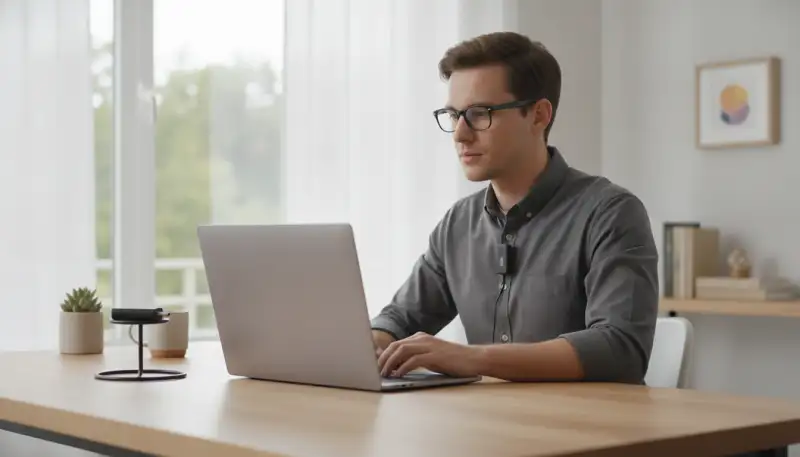Klarer Klang: Externes USB C Mikrofon